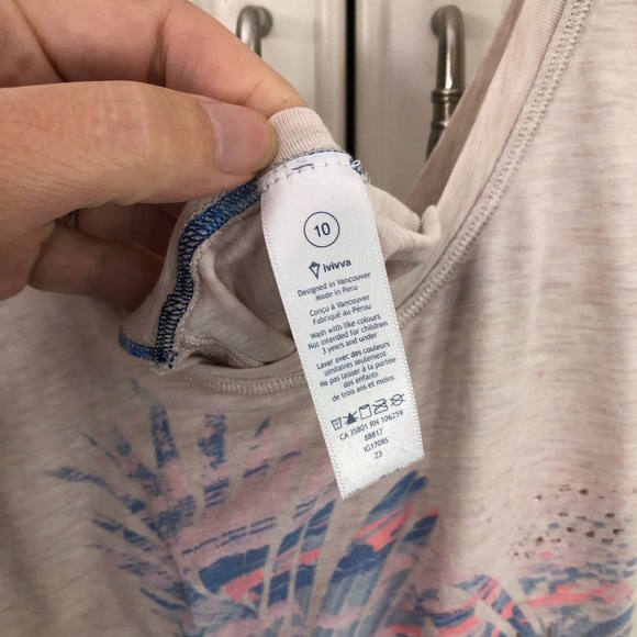 Ivivva by Lululemon Pima Cotton tanktop - Picture 10 of 10
